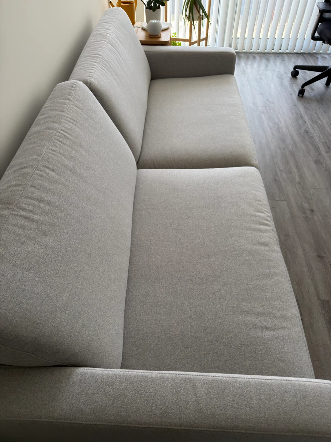 EQ3 OSKAR 85" Sofa with Ava Cloud Fabric - Seats 4 - photo 5
