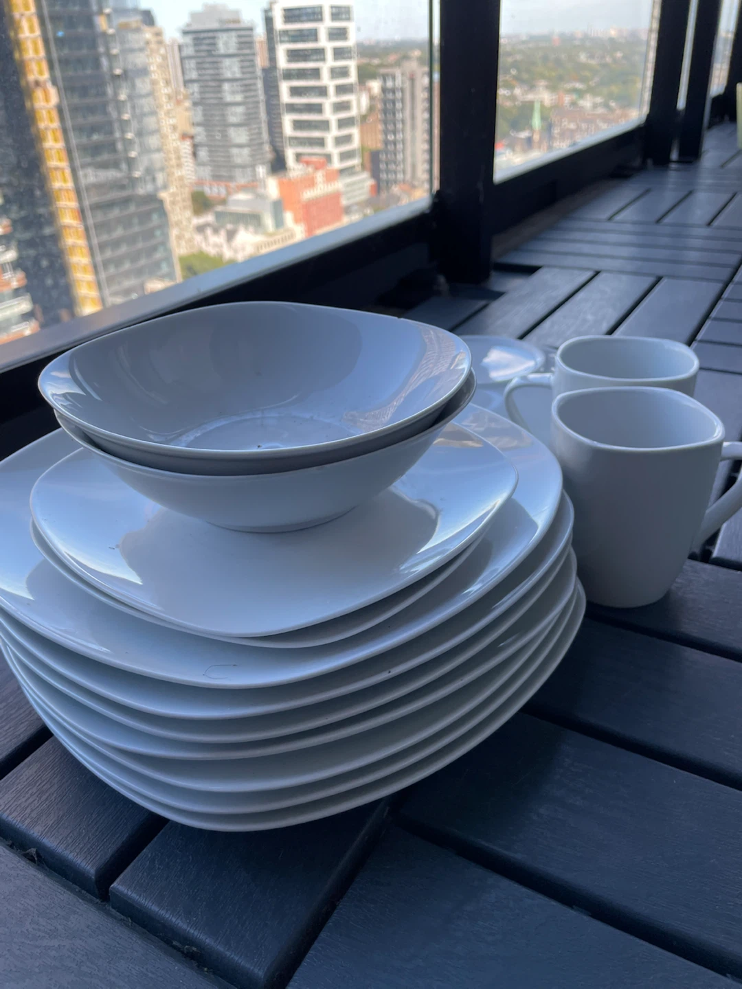 Canvas Collection White Dinnerware Set