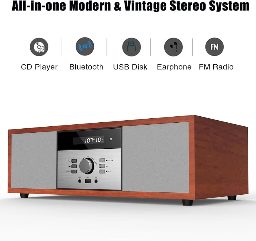 Wiscent WTB-797 All-in-One CD Stereo System - photo 2
