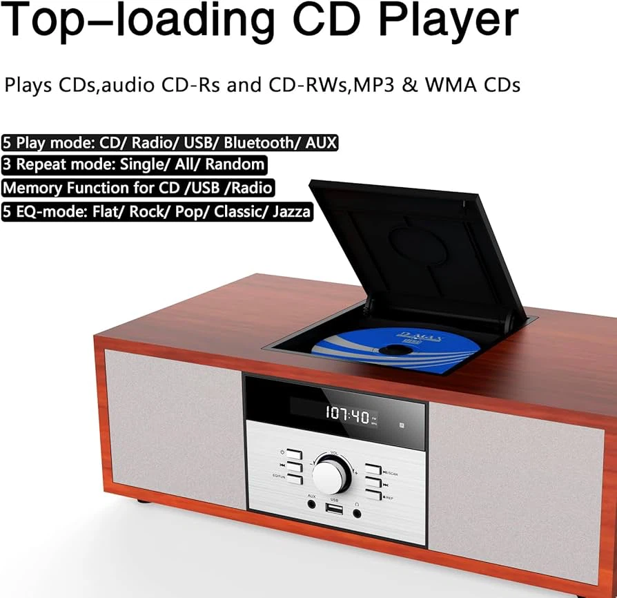 Wiscent WTB-797 All-in-One CD Stereo System - photo 3