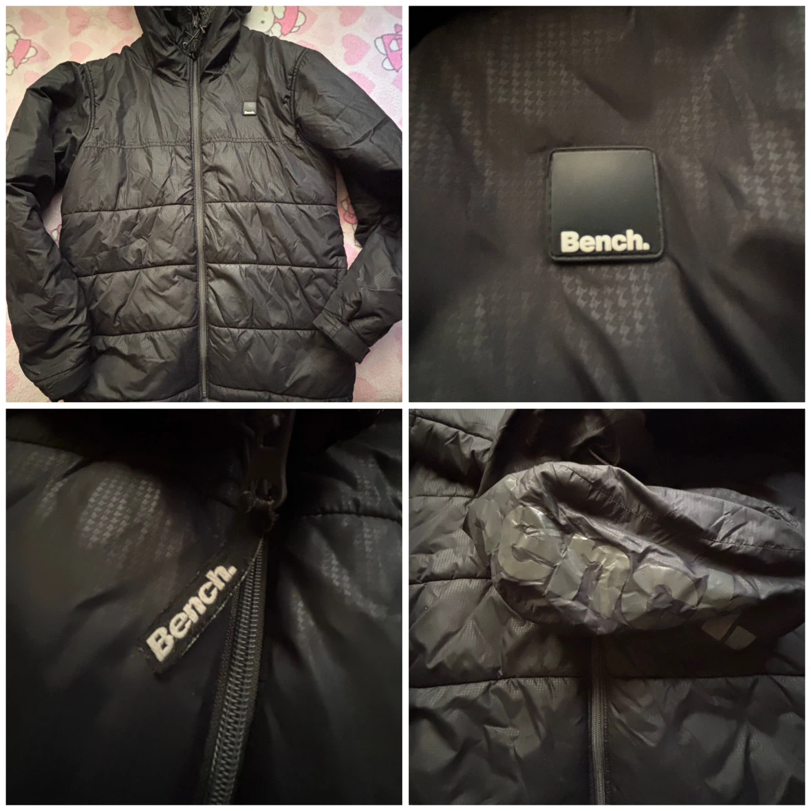 Bench - Black Puffer Jacket - *Size Men Medium*