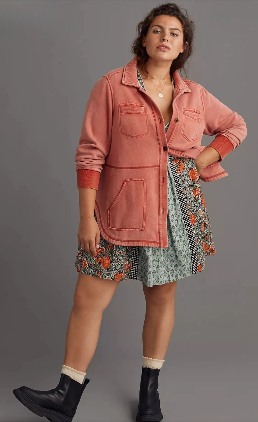 Pilcro Washed  Trucker Jacket - Size S