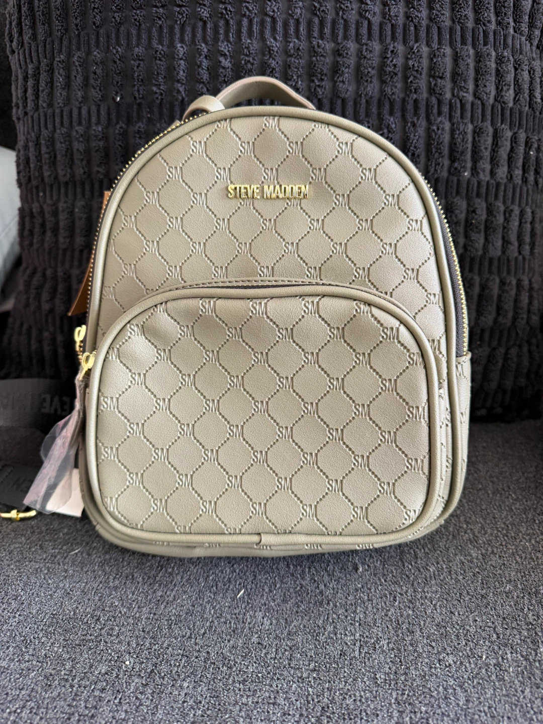 Steve Madden Monogram Mini Backpack