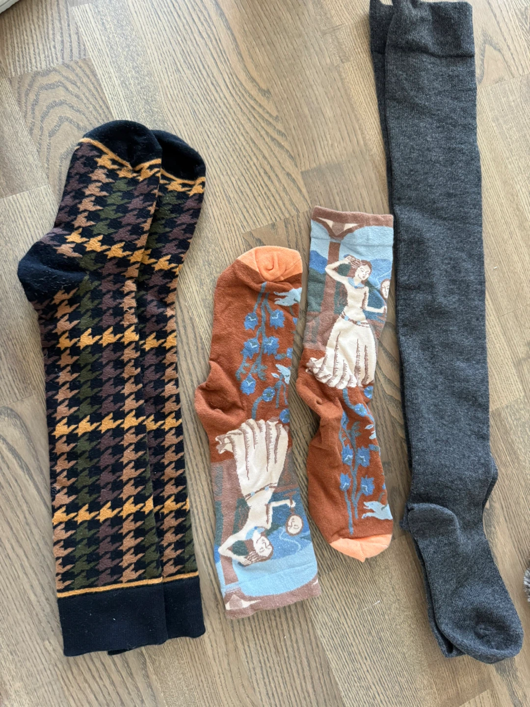 Bundle of assorted new crew and knee-high socks