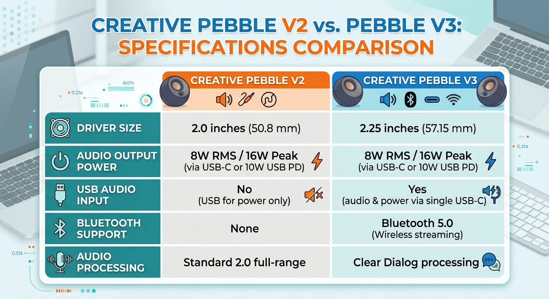 Creative Pebble v3 Computer Speakers - photo 4