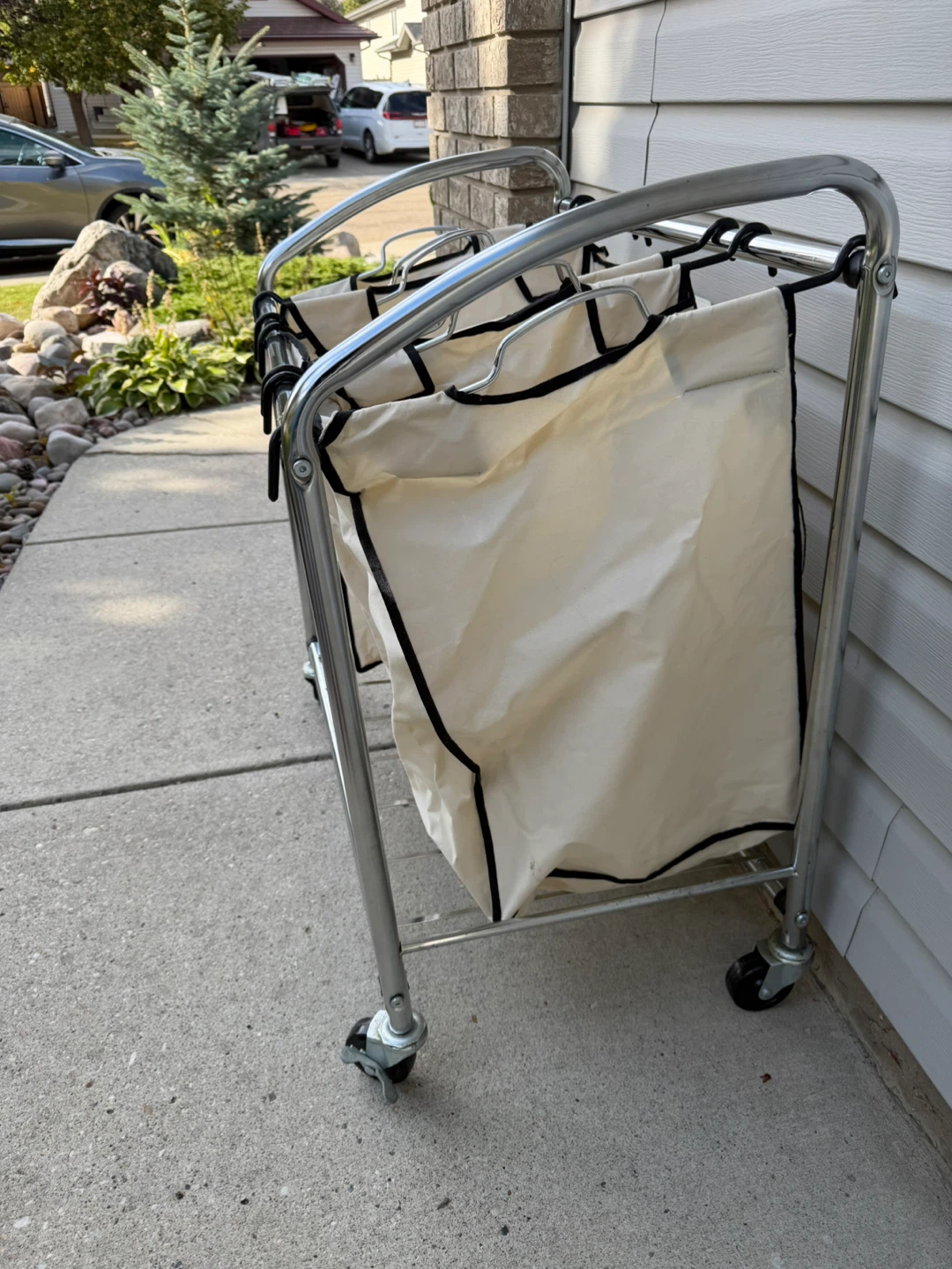 3-Bag Rolling Laundry Sorter - photo 2