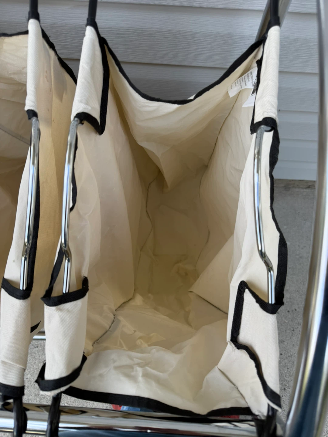 3-Bag Rolling Laundry Sorter - photo 3