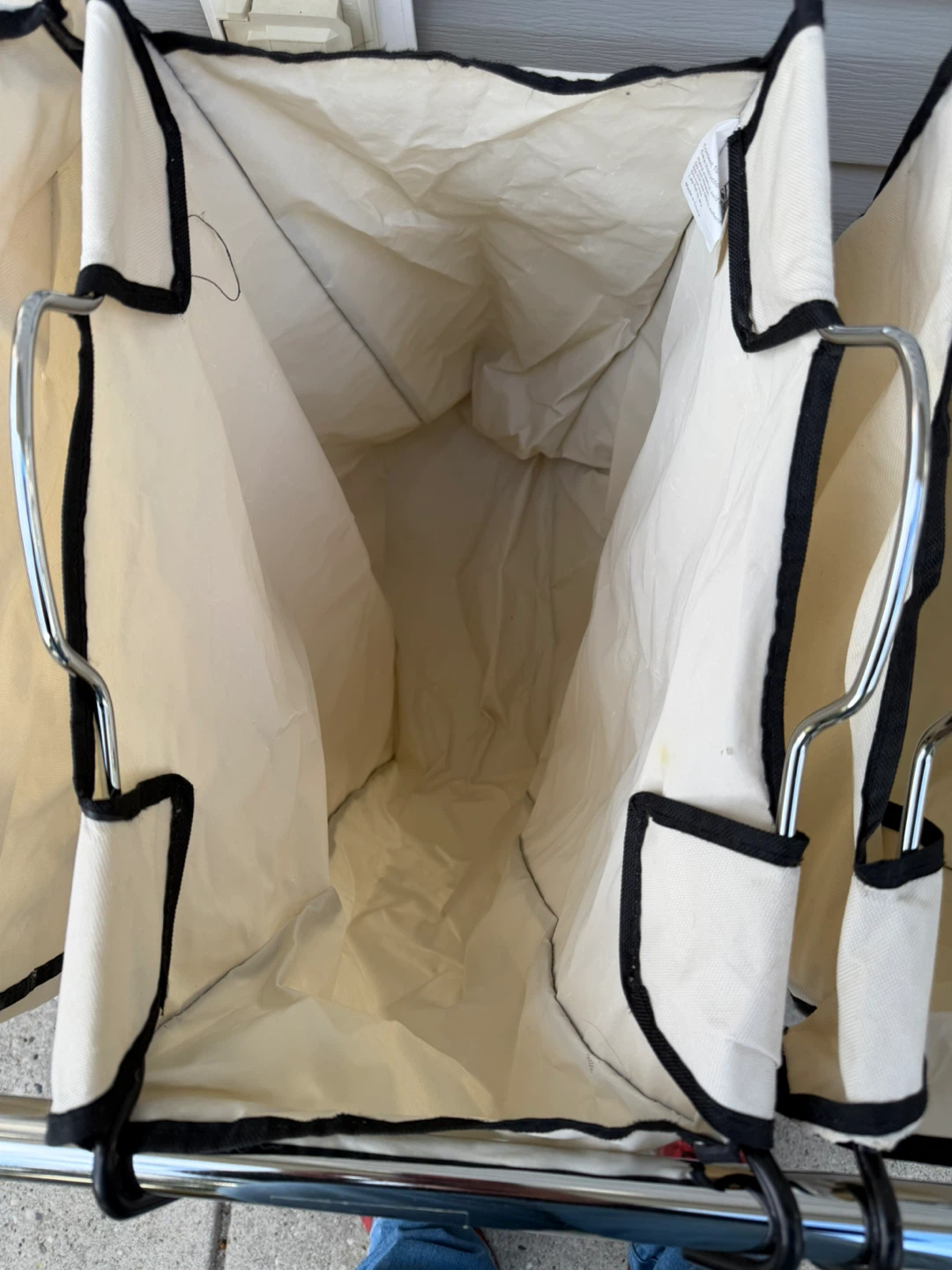 3-Bag Rolling Laundry Sorter - photo 4
