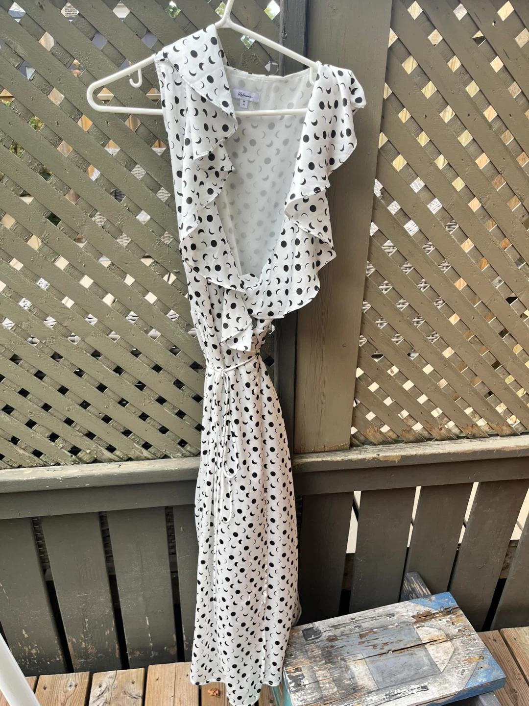 Midi Ruffle Pattern Dress