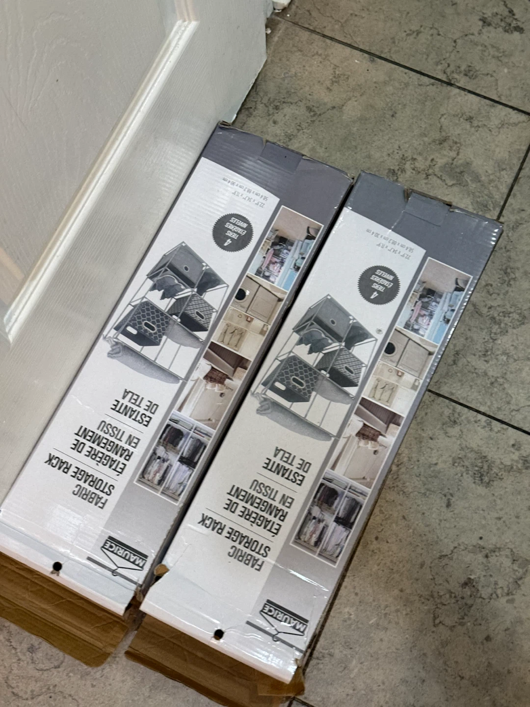 Maurice 4-Tier Fabric Storage Rack