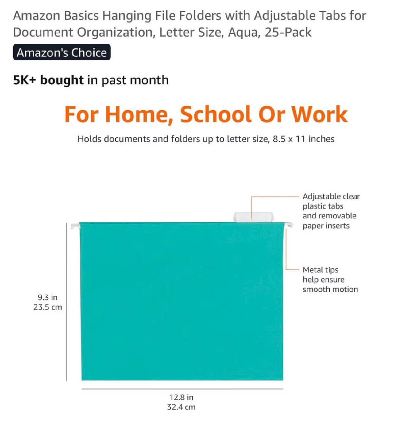 Pendaflex Letter Size Hanging File Folders - photo 3