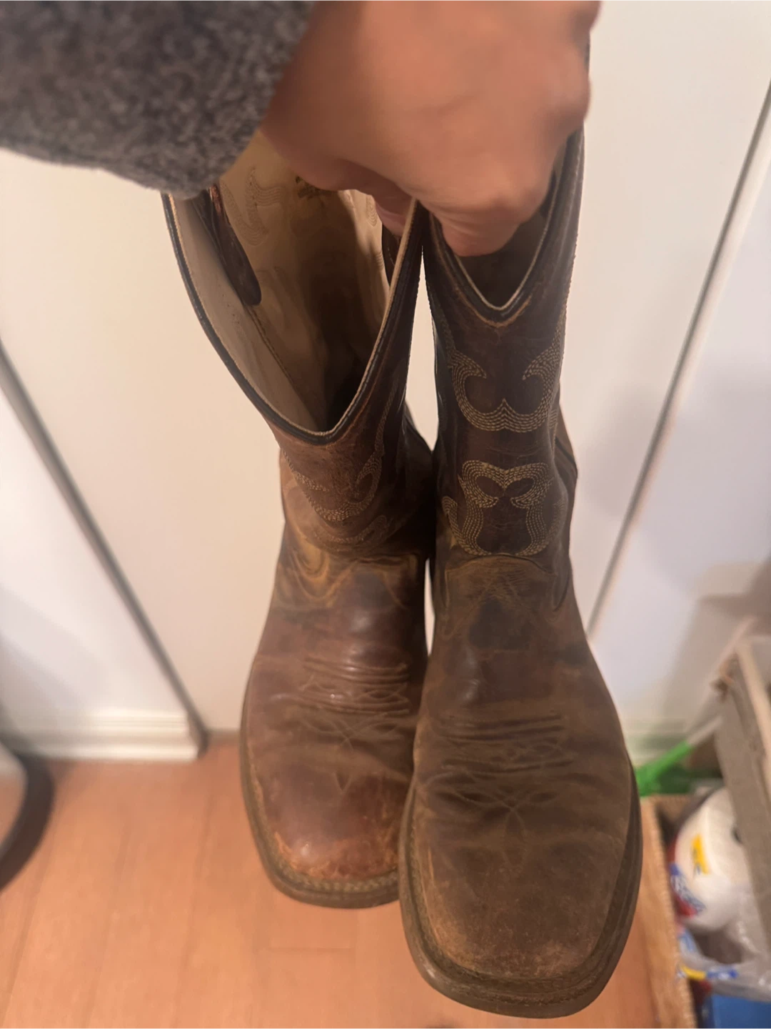Brown Leather Cowboy Boots - photo 3