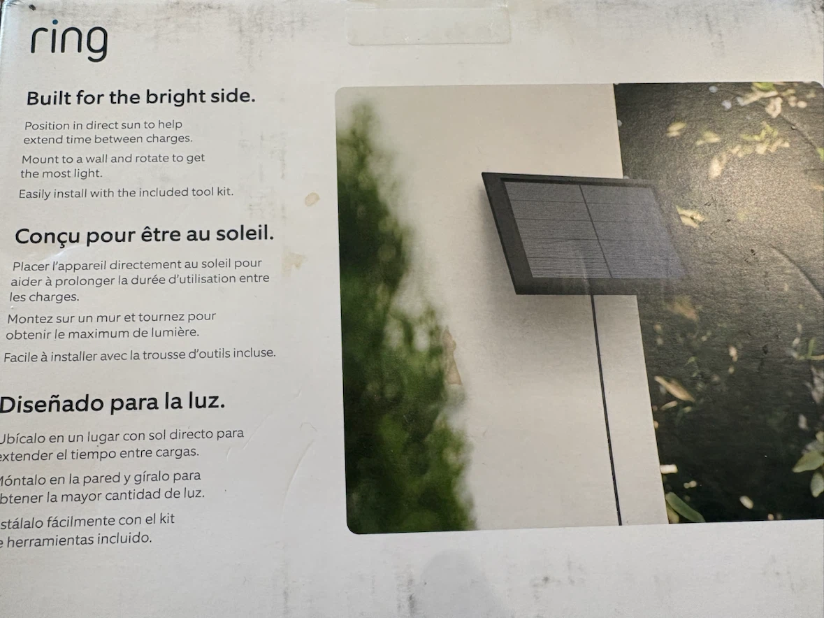 Ring Solar Panel for Doorbell