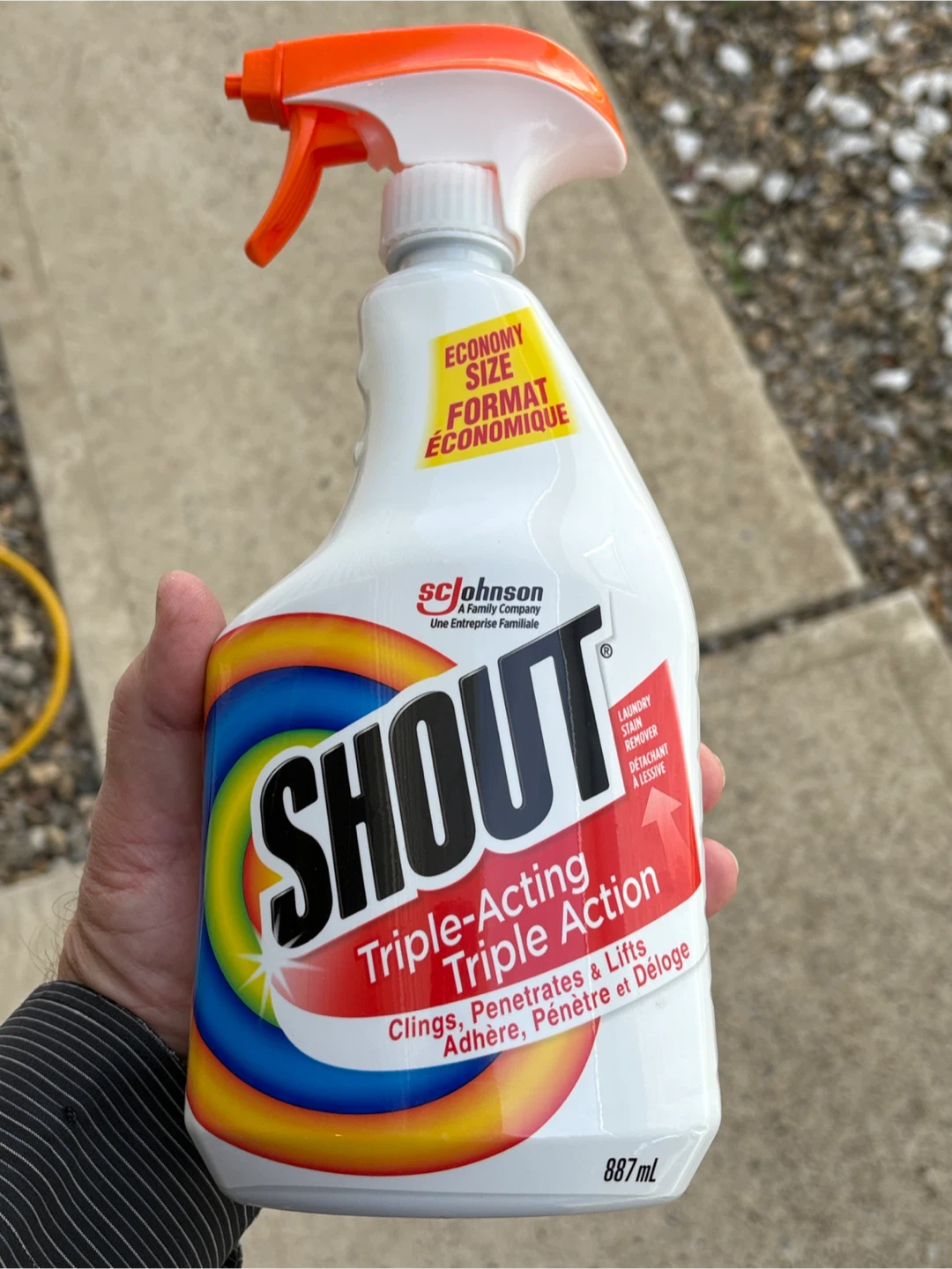 Clothes Stain Removers- Shout 887ml and Clorox 3.33L