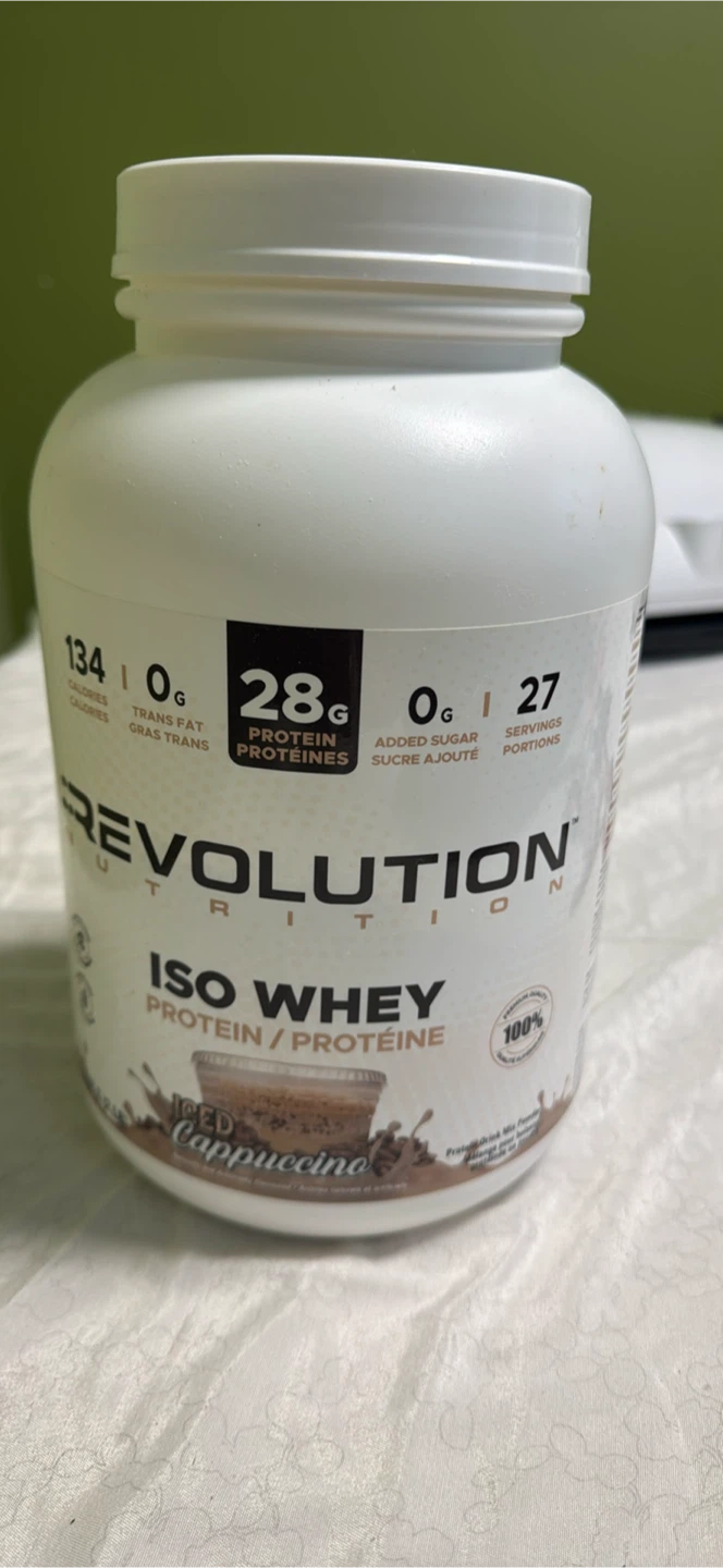 Revolution Nutrition Iso Whey Iced Cappuccino Protein