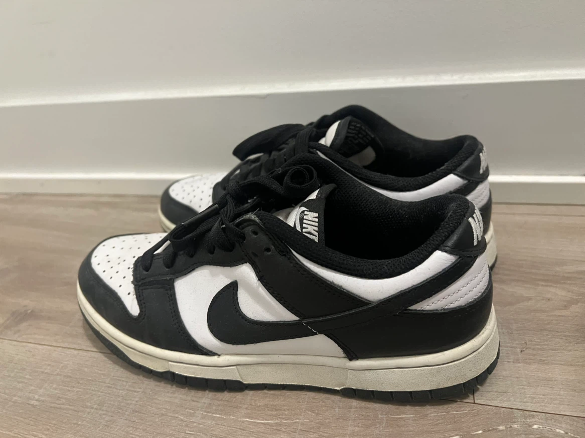 Nike Dunk Low Black and White Sneakers - photo 2