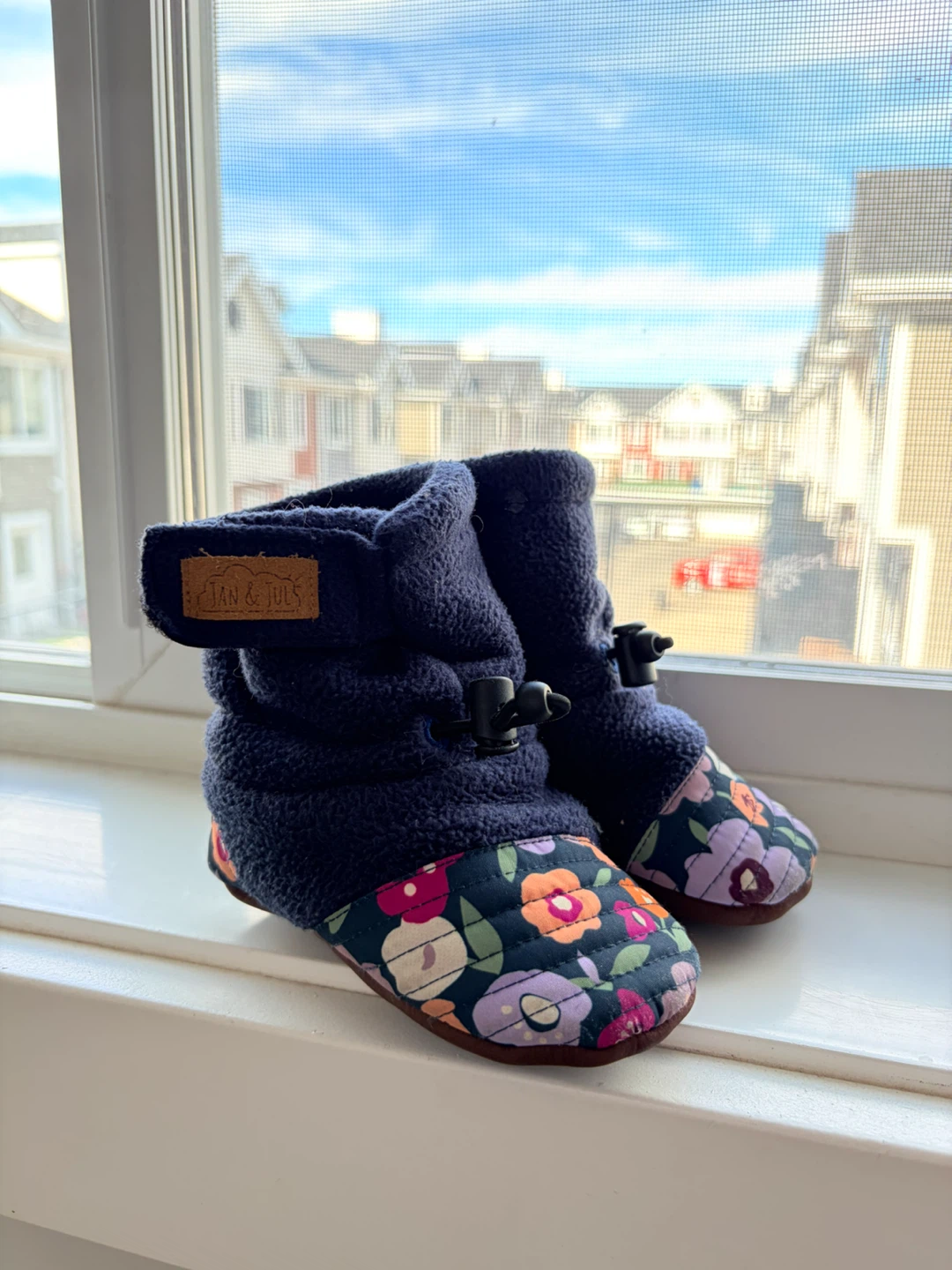 Jan & Jul Floral Baby Booties