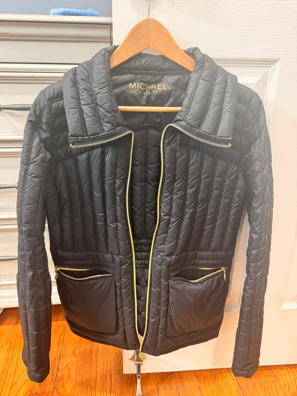 Michael Kors Black Packable Down Jacket