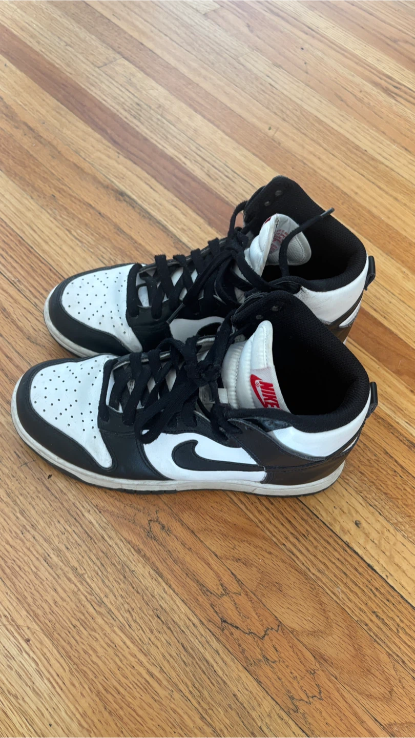 Nike Dunk High Black and White