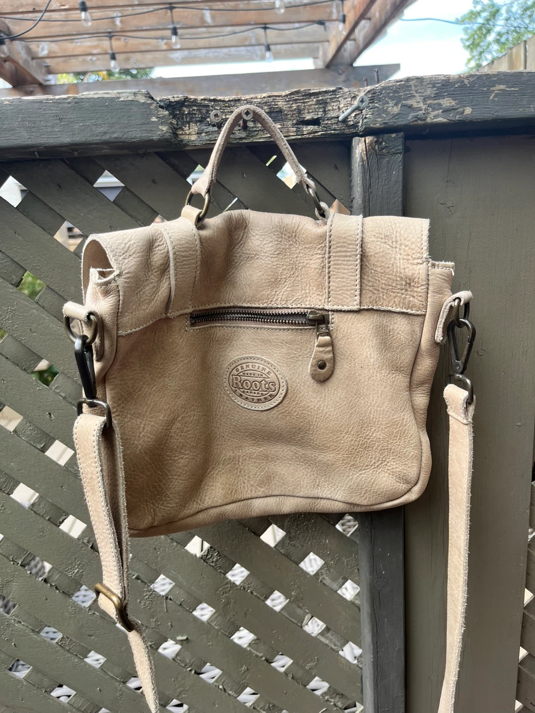 Light brown Roots Satchel - photo 2