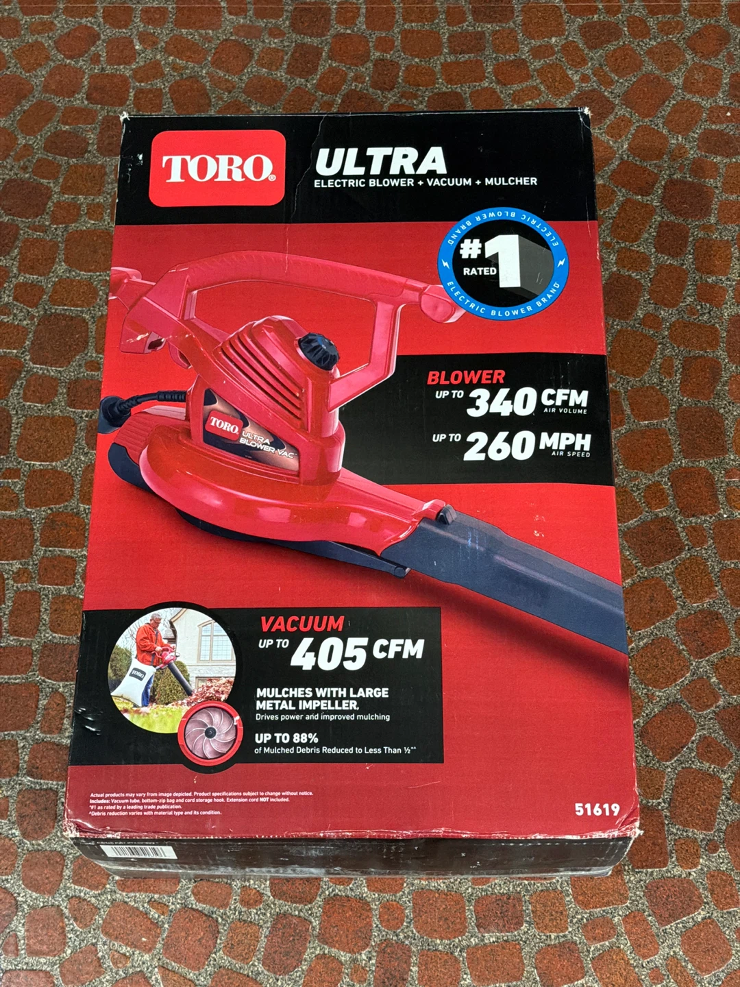 Toro Ultra Electric Blower Vacuum & Mulcher