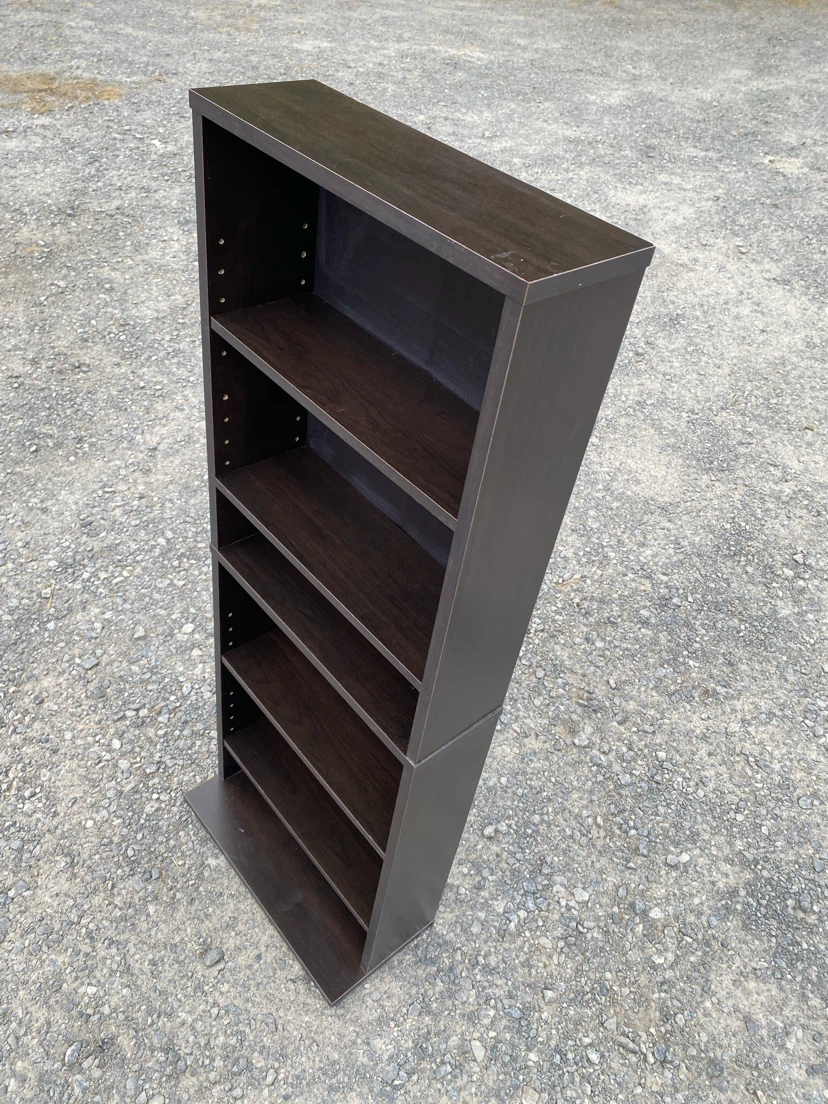Dark Expresso Adjustable Display Shelf / Bookcase - photo 4