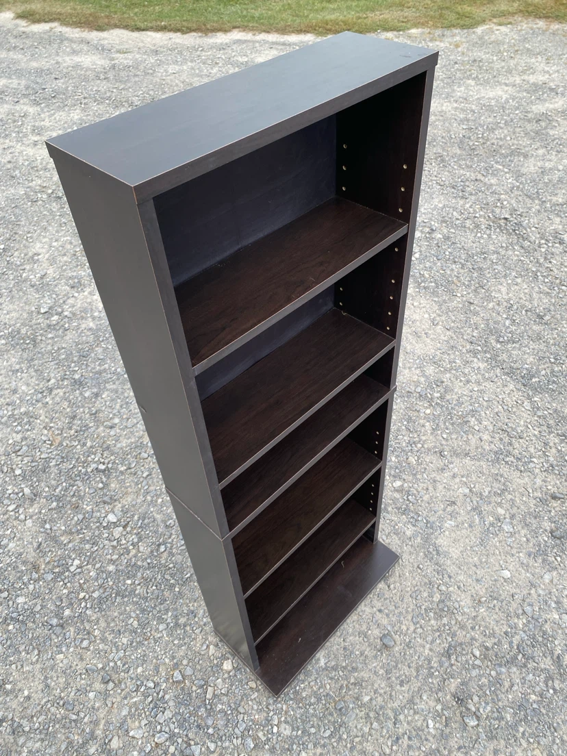 Dark Expresso Adjustable Display Shelf / Bookcase - photo 5