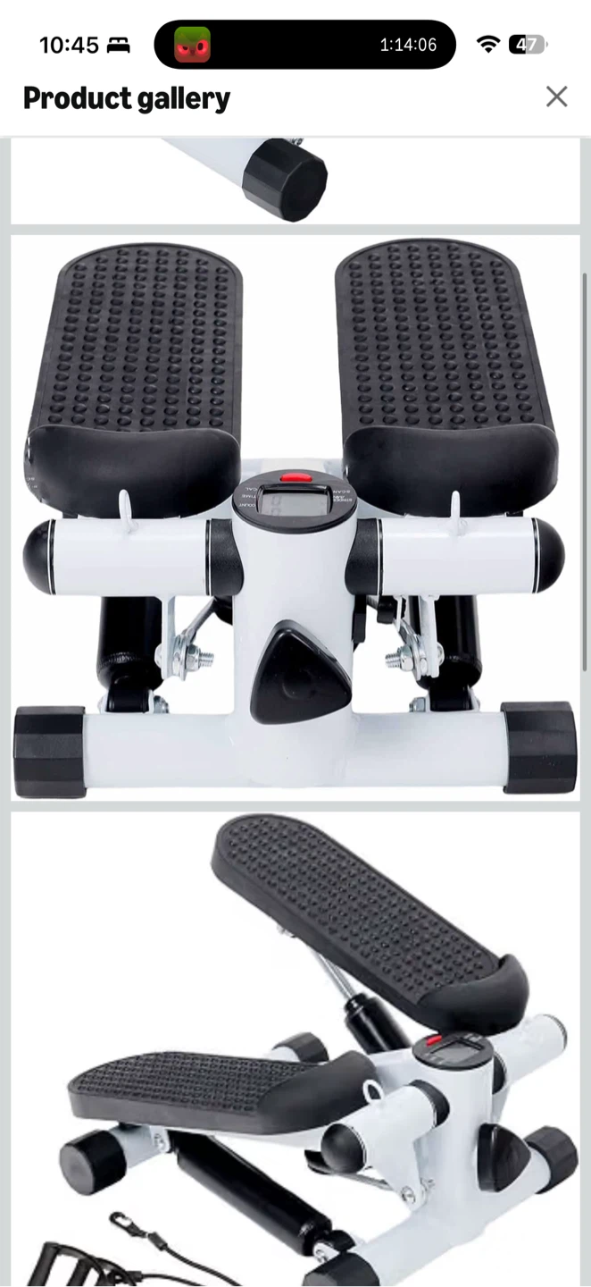 H978 – MotionGrey Mini Fitness Stepper – New – $55 - photo 2