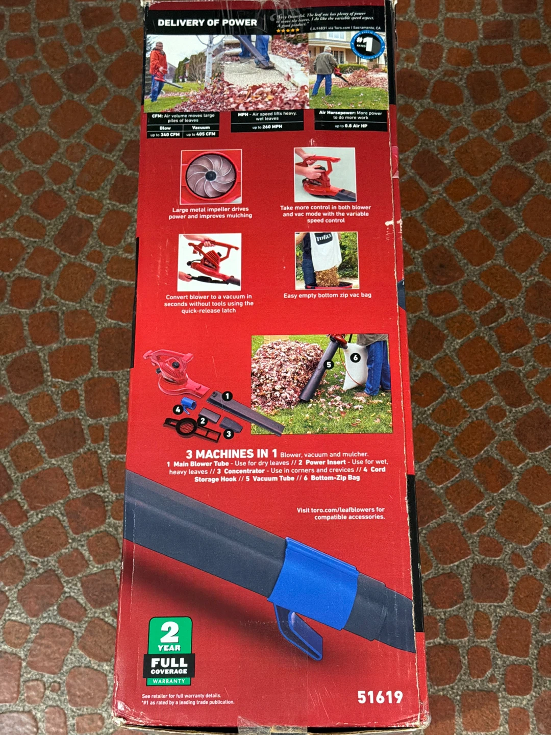 Toro Ultra Electric Blower Vacuum & Mulcher - photo 5