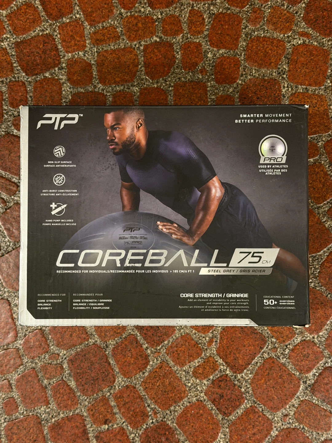 PTP Coreball 75cm Steel Grey