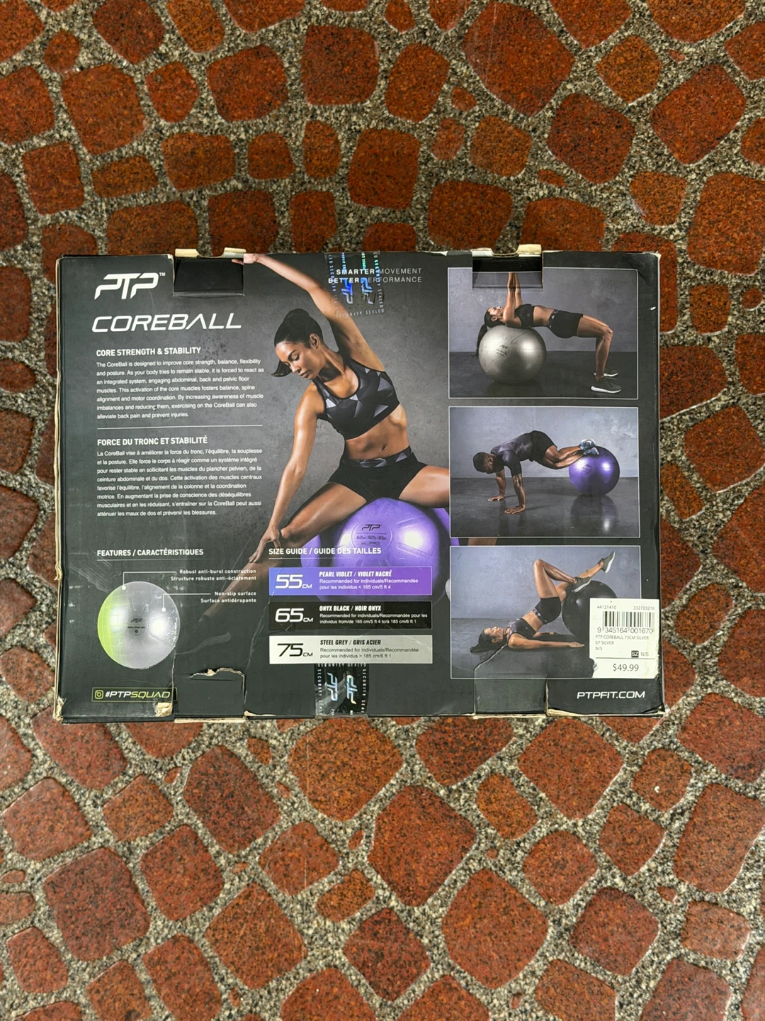 PTP Coreball 75cm Steel Grey - photo 2