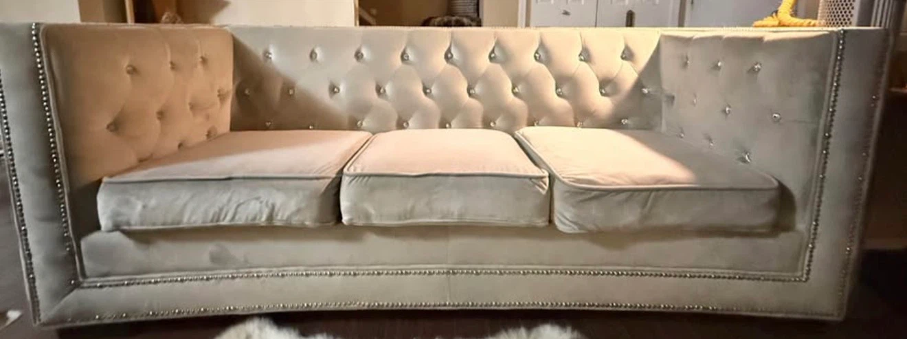 ✨Glamorous Bling Couch Set!Like New ✨