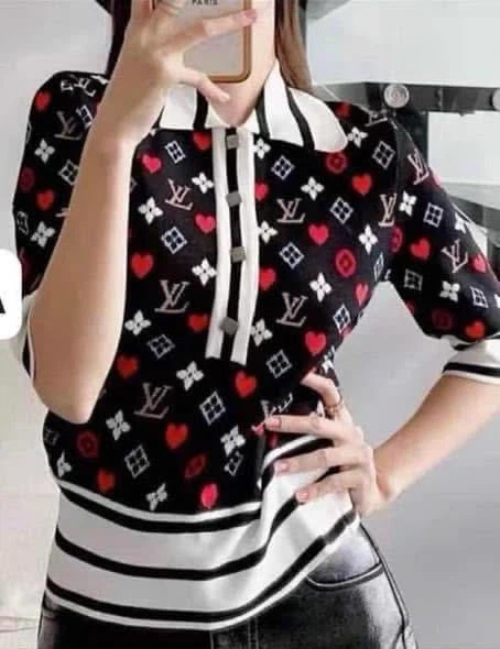 Louis Vuitton Heart Pattern Polo Shirt - photo 2