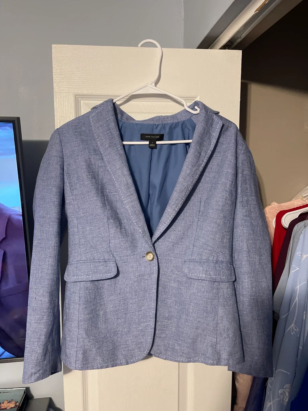 Ann Taylor Blue Blazer