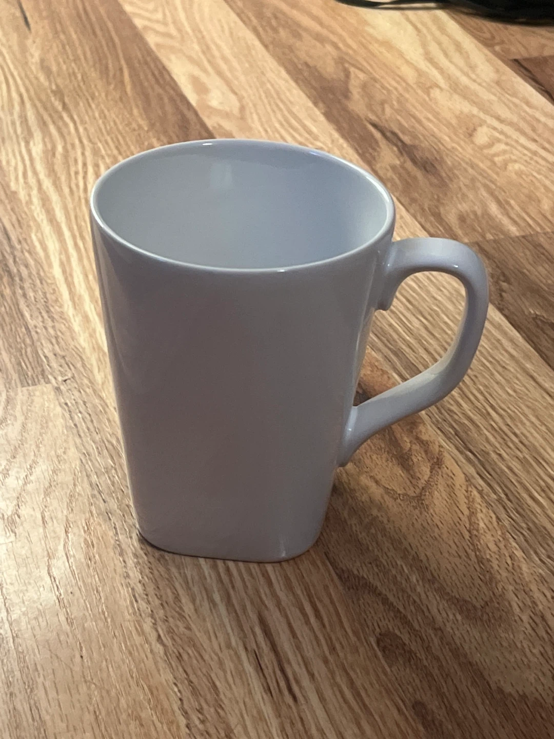 Set of 3 White Ceramic Mugs