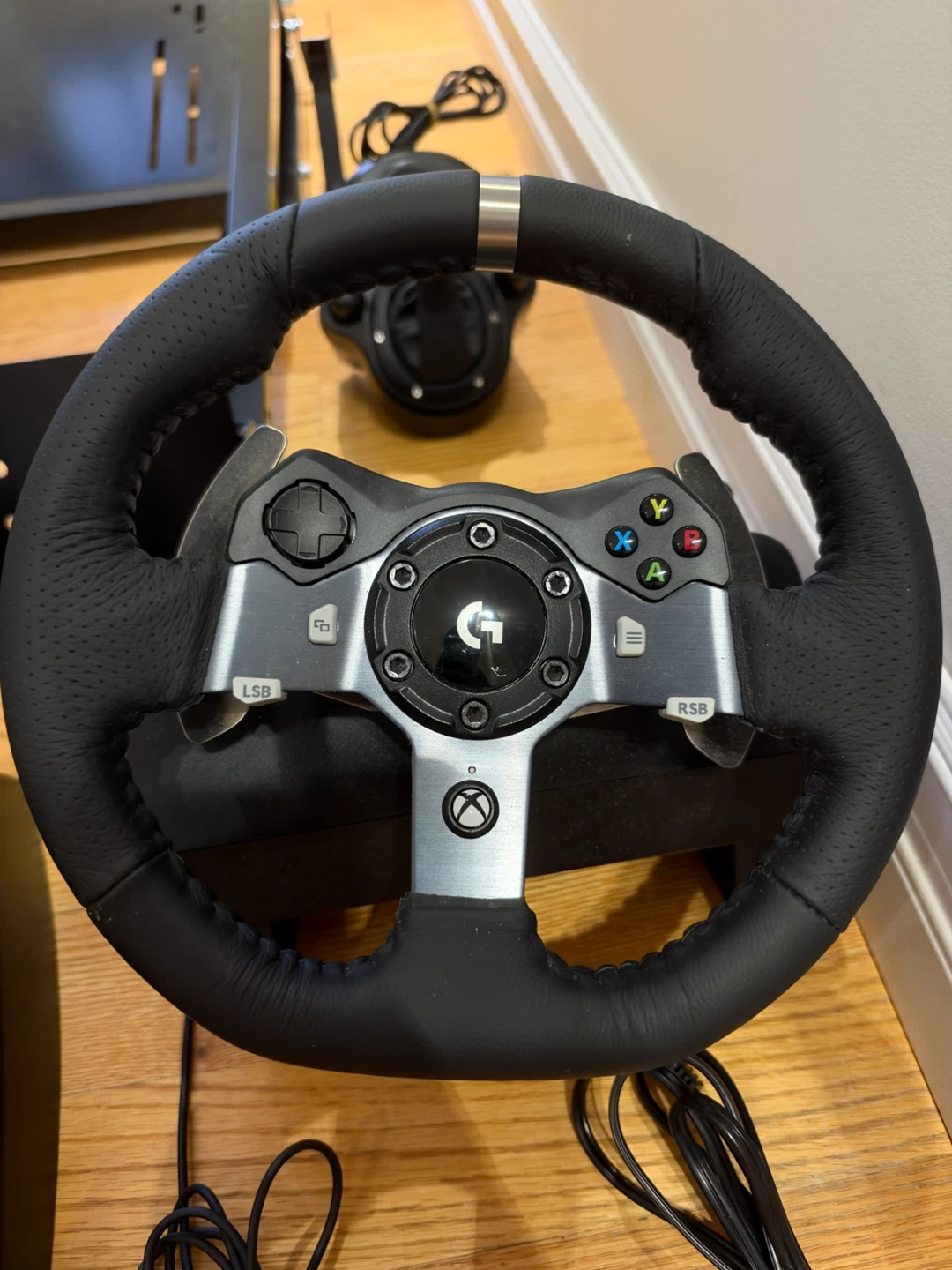 Logitech G920 Racing Wheel with Pedals and Shifter - photo 2