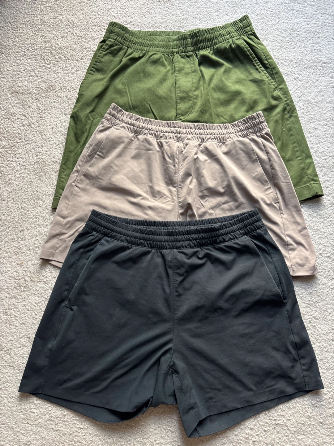 Three Pairs of Uniqlo Shorts