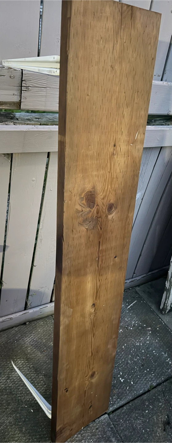 Two Wooden Wall Shelves with Brackets- both for 40 - photo 5