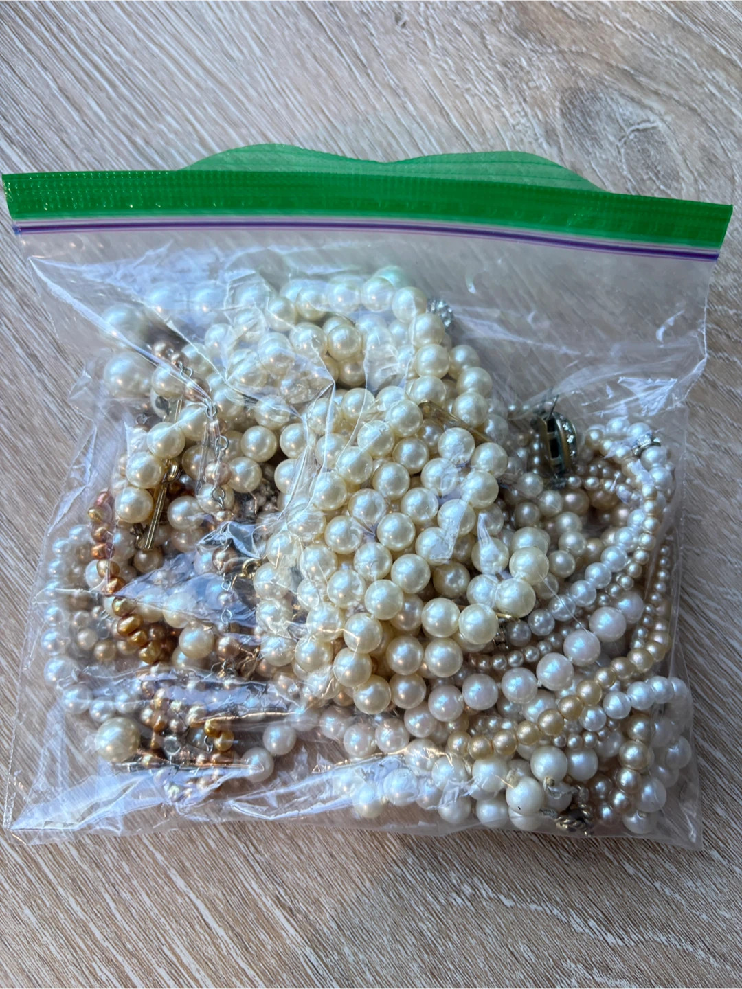 Faux Pearl Necklaces for Crafts