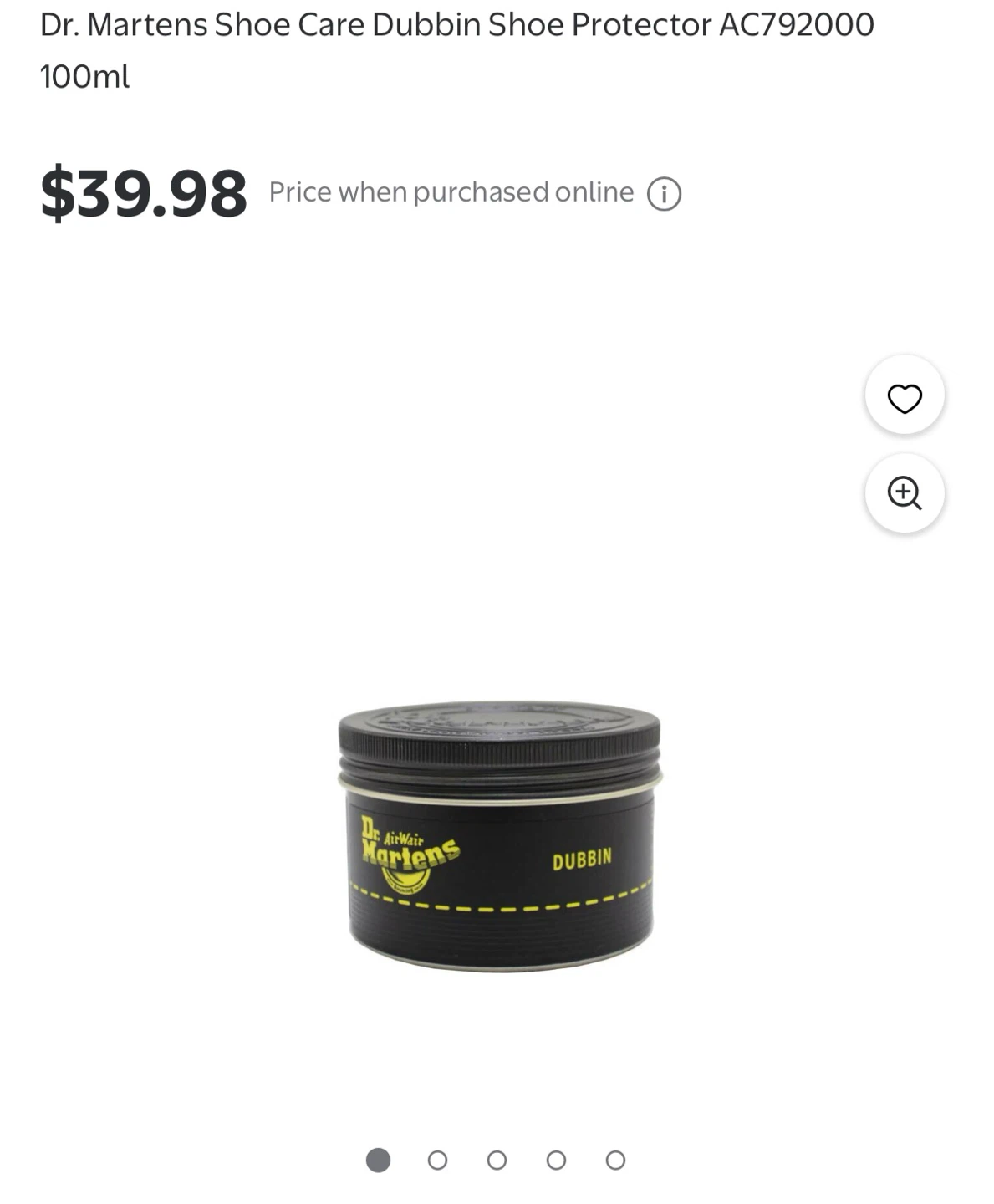 Dr. Martens Dubbin Leather Conditioner – 100ml – Used ~30% - photo 4