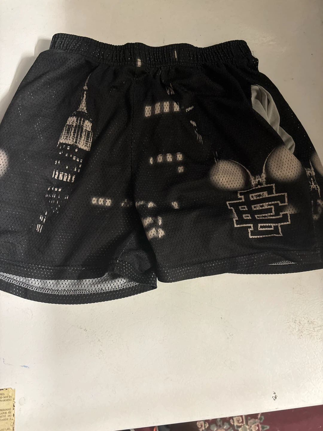 Eric Emanuel Cityscape Mesh Shorts