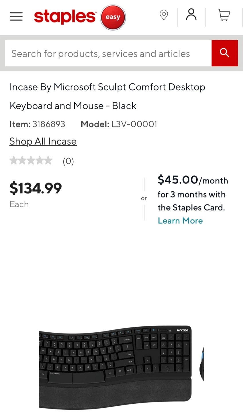 Microsoft Sculpt Comfort Desktop Wireless Keyboard and Mouse - photo 2