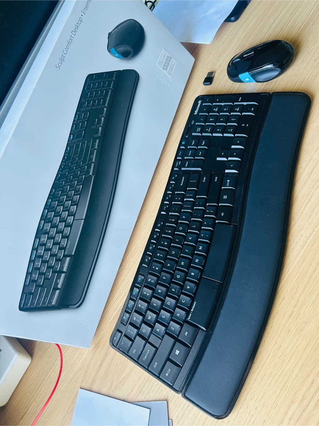 Microsoft Sculpt Comfort Desktop Wireless Keyboard and Mouse - photo 5