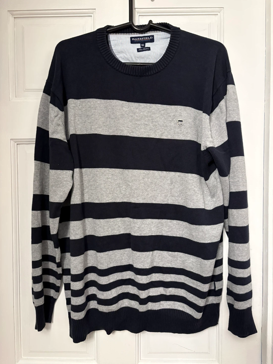 Basefield Striped Crewneck Sweater