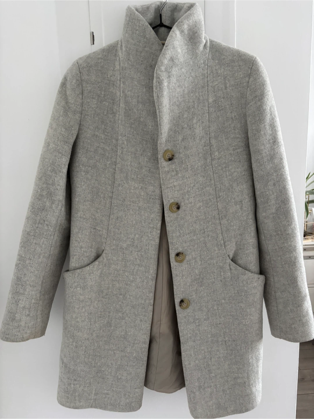 Wilfred Wool-Blend Coat Grey Size XS
