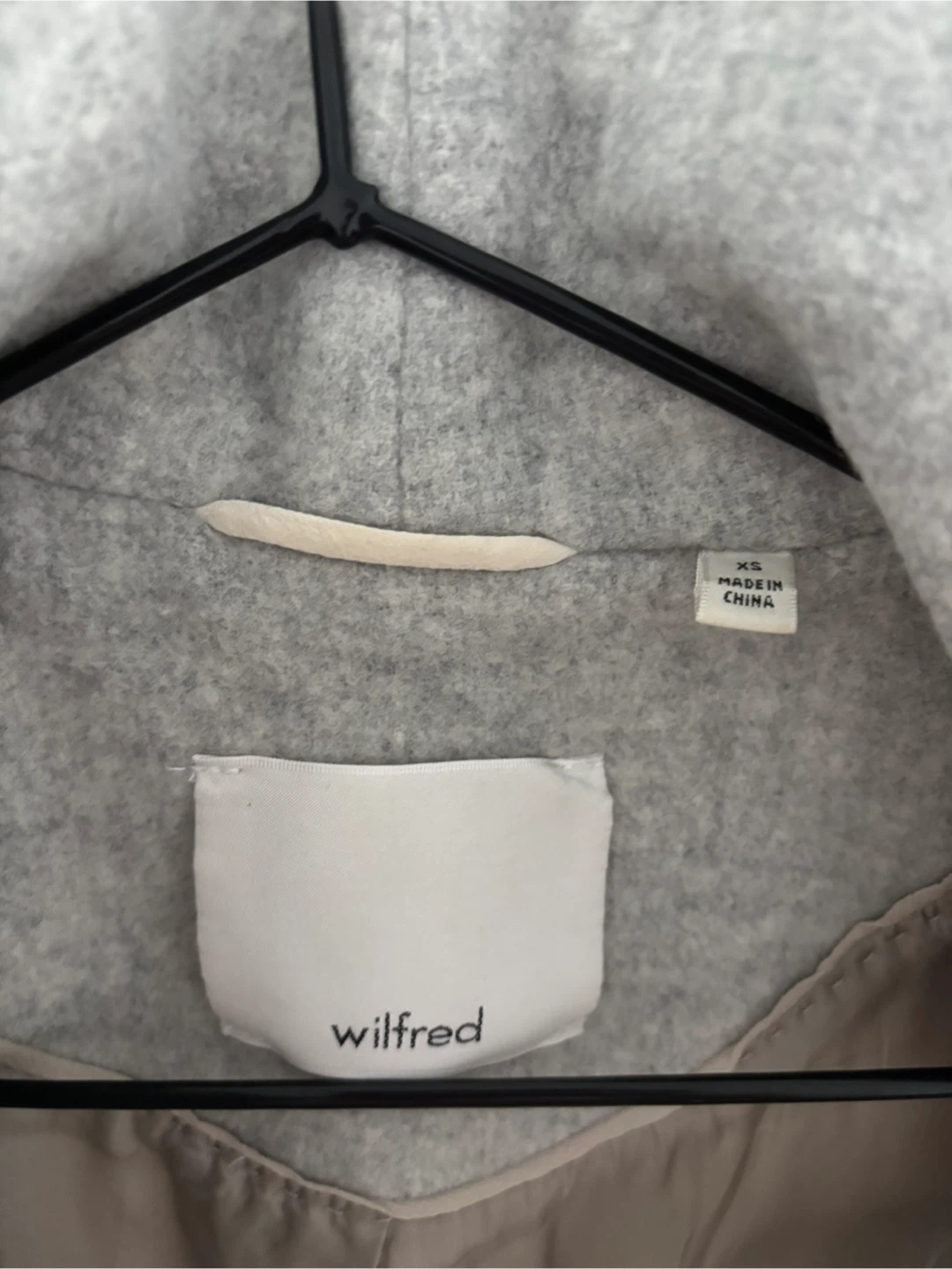 Wilfred Wool-Blend Coat Grey Size XS - photo 3