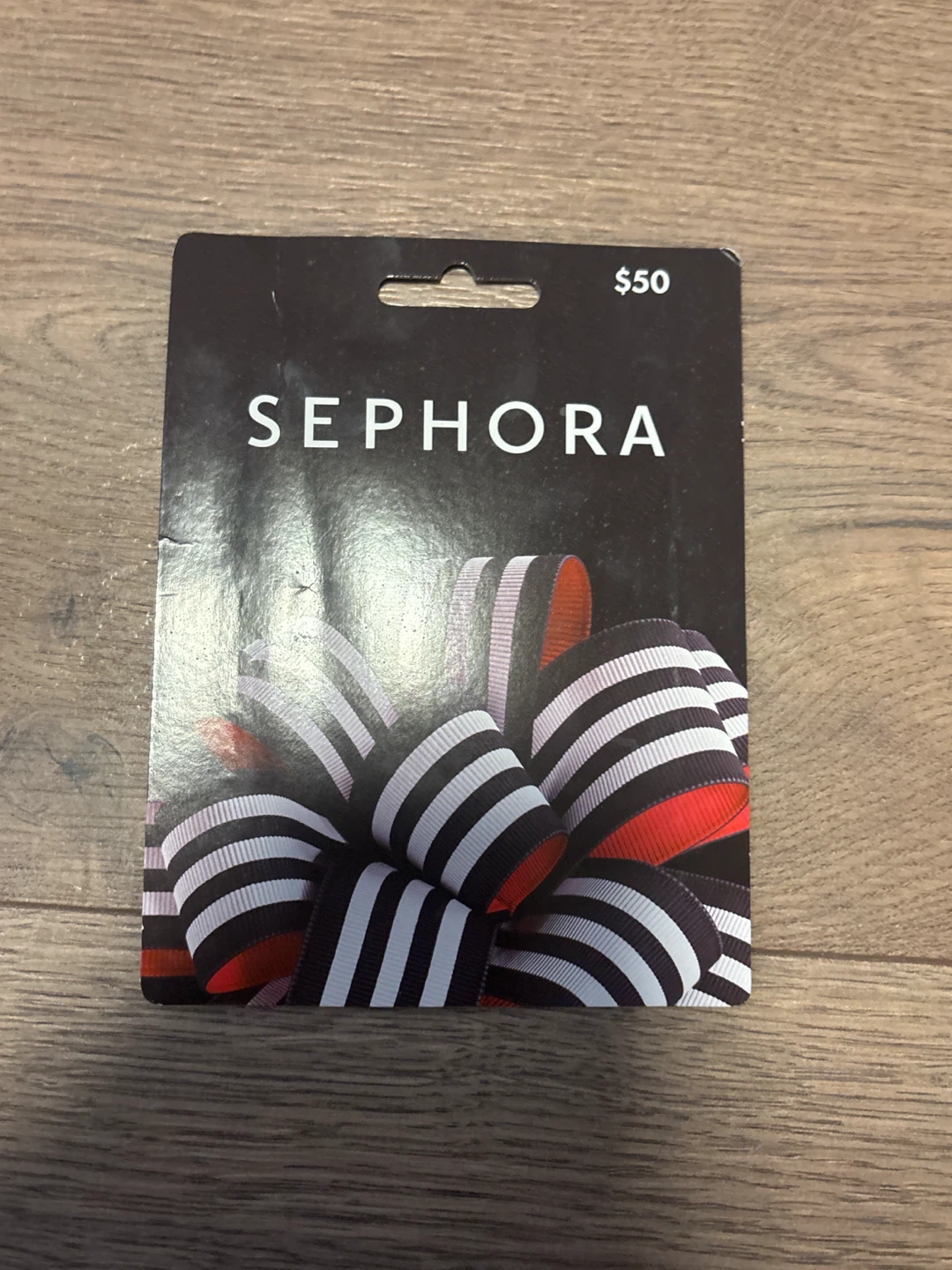 Sephora $50 gift card