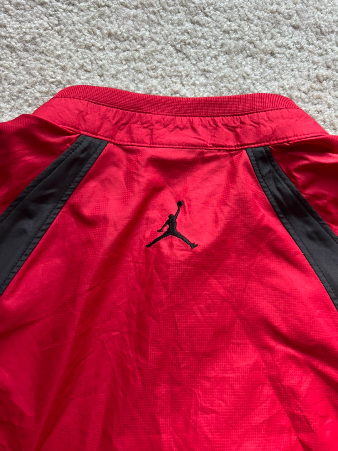 Air Jordan Red and Black Full Zip Track Jacket - photo 2