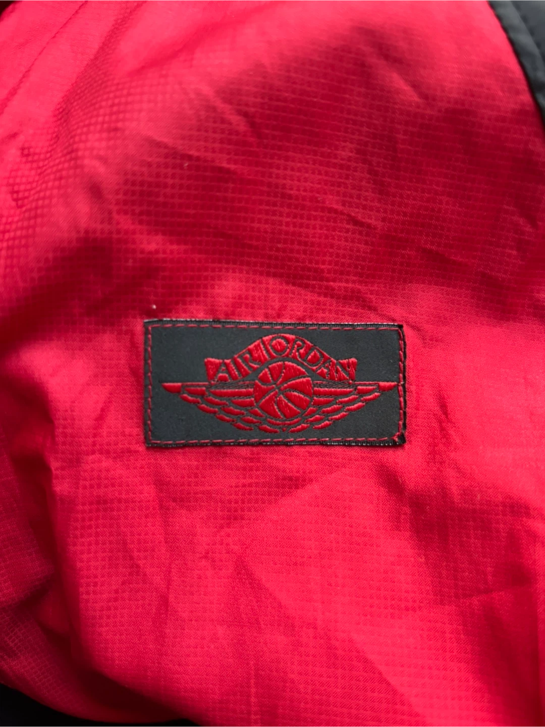 Air Jordan Red and Black Full Zip Track Jacket - photo 3