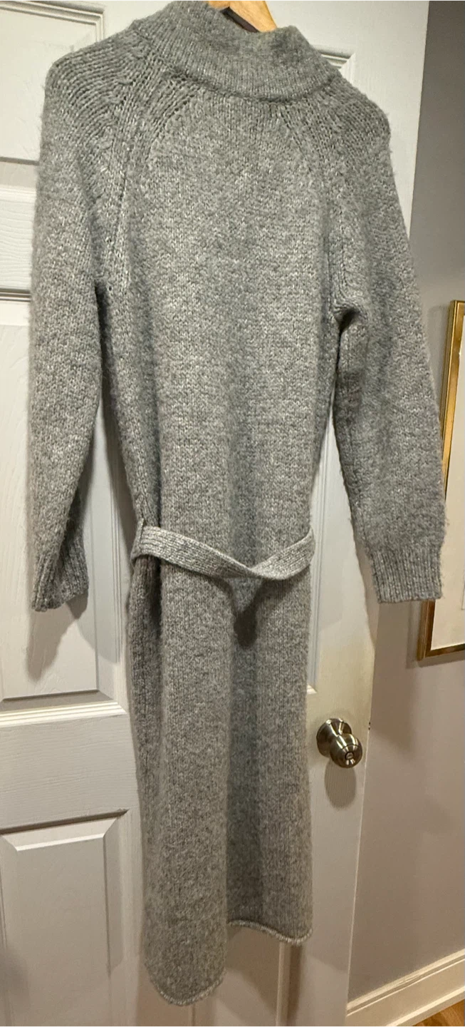 Zara knitted long jacket size large - photo 3